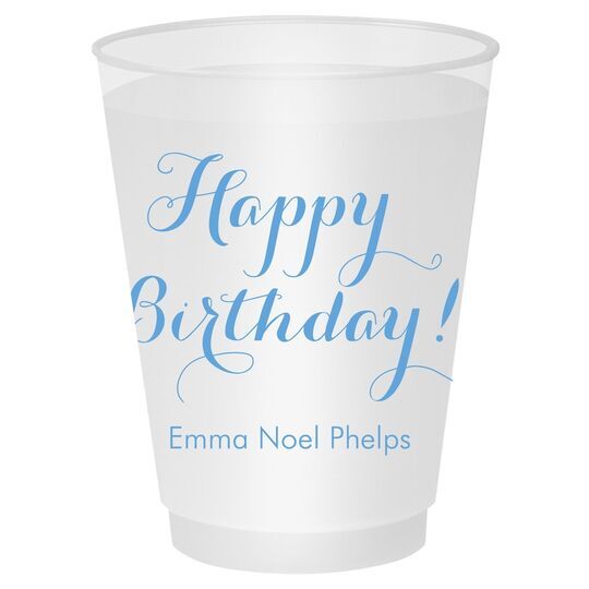 Darling Happy Birthday Shatterproof Cups